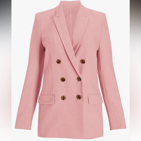 Pink Blazer Jacket - Large - Picture 3 of 4
